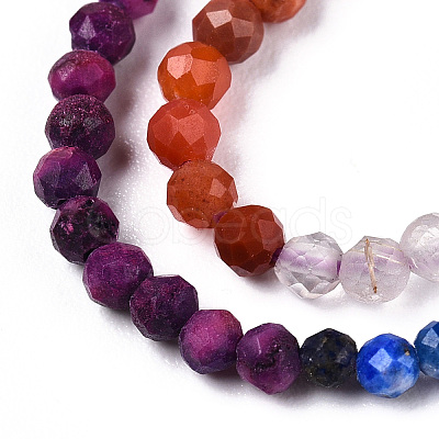 Natural Mixed Gemstone Beads Strands G-D080-A01-03-20-1