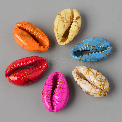 Natural Cowrie Shell Beads X-SSHEL-N0232-08-1