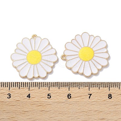 Alloy Enamel Pendants ENAM-O001-07L-G-1