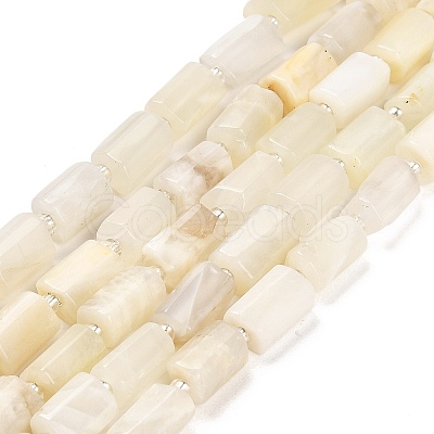 Natural White Moonstone Beads Strands G-G068-A36-01-1