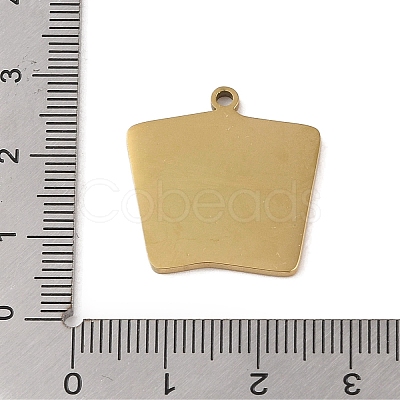 304 Stainless Steel Pendants STAS-C095-03G-1