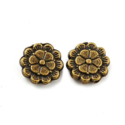 Tibetan Style Alloy Beads PALLOY-F307-06AB-1