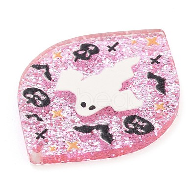 Halloween Printed Acrylic Pendants MACR-M048-02D-1