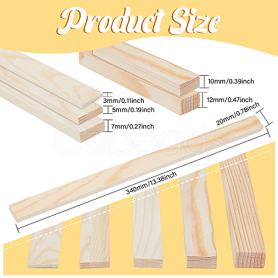 10Pcs 5 Style Mud Roller Guide WOOD-WH0124-60-1