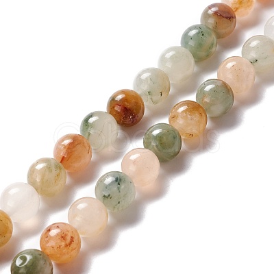 Natural Gemstone Beads Strands G-O029-05D-1