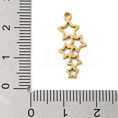 304 Stainless Steel Pendants STAS-S123-03G-02-1