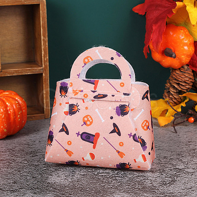 Halloween Theme Non-woven Fabric Gift Bags with Handle ABAG-G014-01C-1