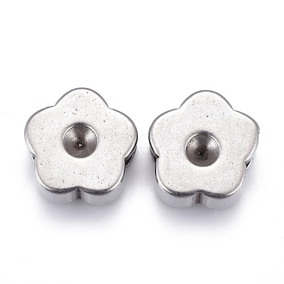 Tarnish Resistant 304 Stainless Steel Bead Rhinestone Settings STAS-P245-05P-1