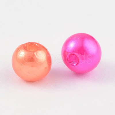 Colorful Acrylic Beads PACR-6D-M-1