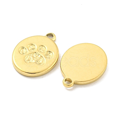 PVD Vacuum Plating 304 Stainless Steel Charms STAS-L278-053G-1