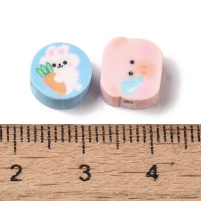 Handmade Polymer Clay Beads CLAY-H005-08-1