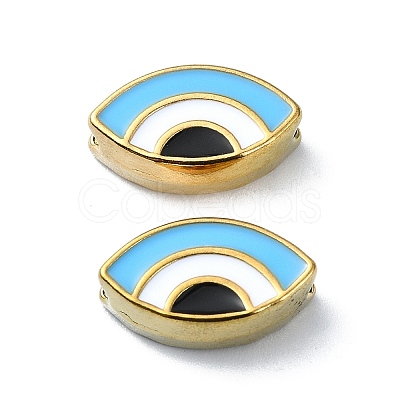 Ion Plating(IP) 304 Stainless Steel Enamel Beads STAS-Q318-12A-1