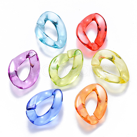 Transparent Acrylic Linking Rings X-OACR-S036-001A-J-1