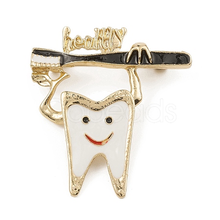 Alloy Enamel Brooch for Clothes Backpack JEWB-Q030-29G-1