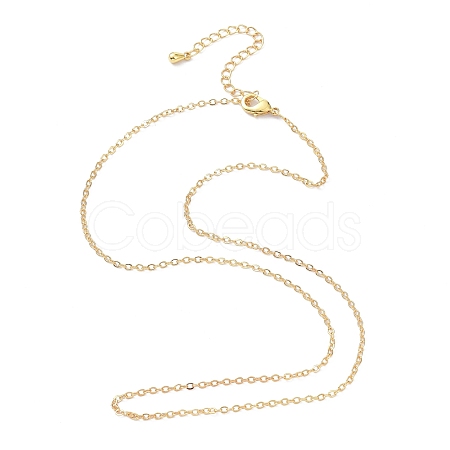 Brass Chain Necklacess X-KK-P205-01G-1