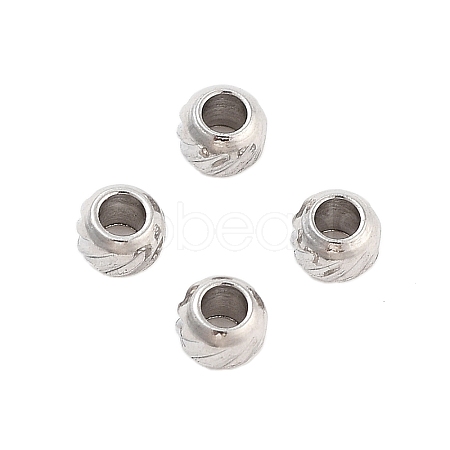 Non-Tarnish 201 Stainless Steel Beads STAS-Z078-02P-1