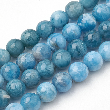 Natural Apatite Beads Strands X-G-S150-18-10mm-1