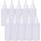 Plastic Glue Bottles, White, 12.8x4.5cm, Capacity: 150ml, 10pcs/set