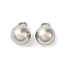 Non-Tarnish 304 Stainless Steel Charms, Ball Charm, Stainless Steel Color, 9x6mm, Hole: 2mm