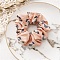 Polyester Dog Pattern Hair Ties for Women Girls, PeachPuff, 120mm