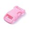 Plastic Adjustable Quick Side Release Buckles, for Luggage Straps Backpack Repairing, Rectangle, Pink, 29x15mm, Hole: 10mm