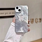 Butterfly Pattern Silicone Mobile Phone Cover, Fit for iphone 15 Promax, Silver, 16.1x7.7x0.85cm