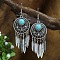 Elegant and Stylish Turquoise Earrings with Unique Personality Charm