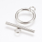 Tarnish Resistant 304 Stainless Steel Toggle Clasps, Stainless Steel Color, toggle: 20x16.5x2mm, Hole: 3mm, inner: 11.5mm, bar: 23x6.5x2mm, Hole: 3mm.