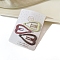 Alloy Snap Hair Clips for Girl, Hair Accessories, Heart, 45x25mm