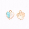 Alloy Enamel Pendants ENAM-CJC0002-02D-1