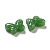 Imitation Jade Glass Beads GLAA-D017-01A-2