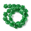 Dyed Natural Malaysia Jade Beads Strands G-H023-B18-01-3