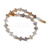 Natural Grey Agate Beads Strands G-I369-A19-02-3