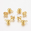 304 Stainless Steel Stud Earring Findings X-STAS-F162-49G-1