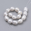 Natural Cultured Freshwater Pearl Beads Strands X-PEAR-S012-43-2