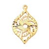 Rack Plating Brass Pendants KK-E067-31G-1