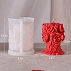 3D Rose Bouquet Pillar Scented Candle Food Grade Silicone Molds PW-WG30260-02-1