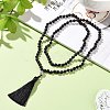 Tassel Pendant Necklaces NJEW-P191-A10-2