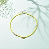 Brass Evil Eye Pendant Necklace with Cubic Zirconia NJEW-JN03909-01-2