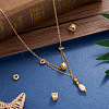 Spritewelry 10Pcs 5 Styles Brass Clear Cubic Zirconia Beads KK-SW0001-02-6
