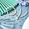   40Pcs 4 Style Eco-Friendly Rack Plating Brass Beads KK-PH0006-20-5