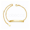 SHEGRACE Brass Inspirational ID Bracelets JB539C-1