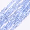 Transparent Glass Beads Strands EGLA-K010-A04-1