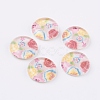 Tempered Glass Cabochons GGLA-22D-11-2