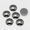 Non-magnetic Synthetic Hematite Cabochons G-P162-05-4mm-1
