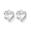 Brass Micro Pave Cubic Zirconia Charms KK-L208-06P-07-2