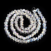 Electroplate Glass Beads Strands EGLA-S176-07B-A01-3