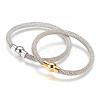 304 Stainless Steel Bracelets BJEW-F274-02-1