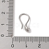 Non-Tarnish 304 Stainless Steel Earring Findings STAS-Z058-02P-3