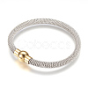 304 Stainless Steel Bracelets BJEW-F274-02G-1